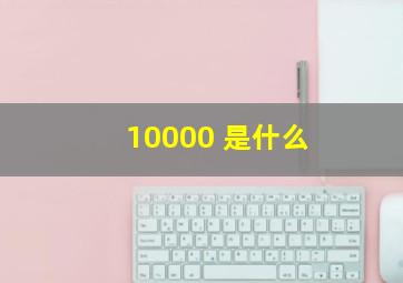 10000 是什么